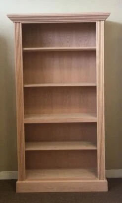 10-RR3672EMB Oak 36 X 72 Embassy Bookcase