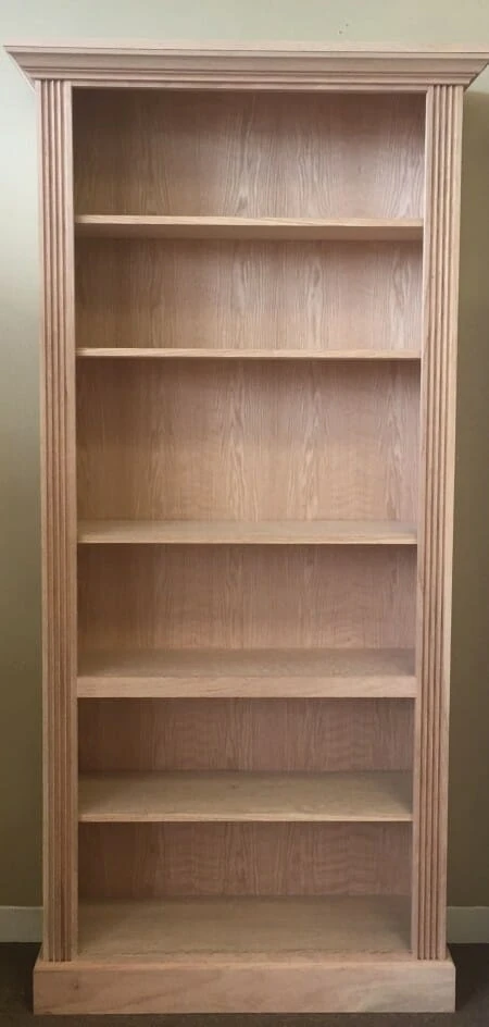 10-RR3684EMB Oak 36 X 84 High Embassy Bookcase 1 10-RR3684EMB Oak 36 X 84 High Embassy Bookcase