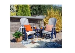 119 Poly Fanback Swivel Glider 8 119 Poly Fanback Swivel Glider -Wilmington 114 119