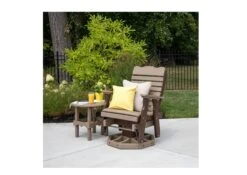 116 Poly Curve Back Swivel Glider -Wilmington 116 76