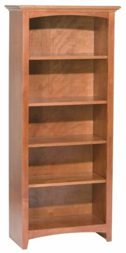 1523 60″x 24″ Alder McKenzie Bookcase -Wilmington 1523AEGAC