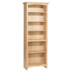 1524 72″x 24″ Alder McKenzie Bookcase