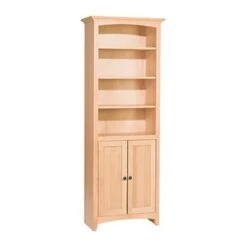 1525 72″x 24″ McKenzie Bookcase With Lower Doors