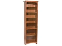 1526 84″x 24″ Alder McKenzie Bookcase -Wilmington 1526aegac