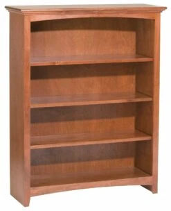 1542 48″ X 36″ Alder McKenzie Bookcase -Wilmington 1542AEGAC