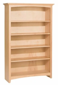 1543 60″ X 36″ Alder McKenzie Bookcase -Wilmington 1543 AUF
