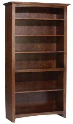 1544 72″ X 36″ Alder McKenzie Bookcase -Wilmington 1544AECAF scaled 1