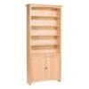 1547 84″ X 36″ Alder McKenzie Bookcase With Lower Doors