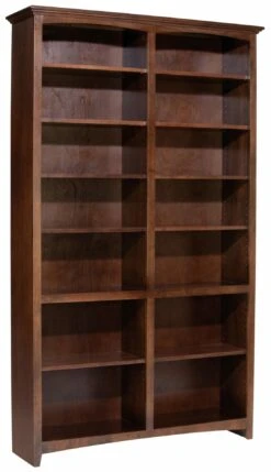 1556 84″ X 48″ Alder McKenzie Bookcase -Wilmington 1556AECAF scaled 1
