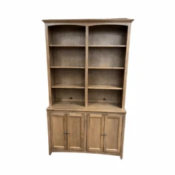 1632 48 Inch Wide McKenzie Alder Cabinet Hutch Top 11 1632 48 Inch Wide McKenzie Alder Cabinet Hutch Top -Wilmington 1631 1632 Pecan