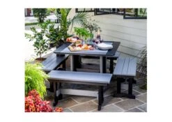 164 Poly 4′ Dining Bench 7 164 Poly 4′ Dining Bench -Wilmington 164 843D