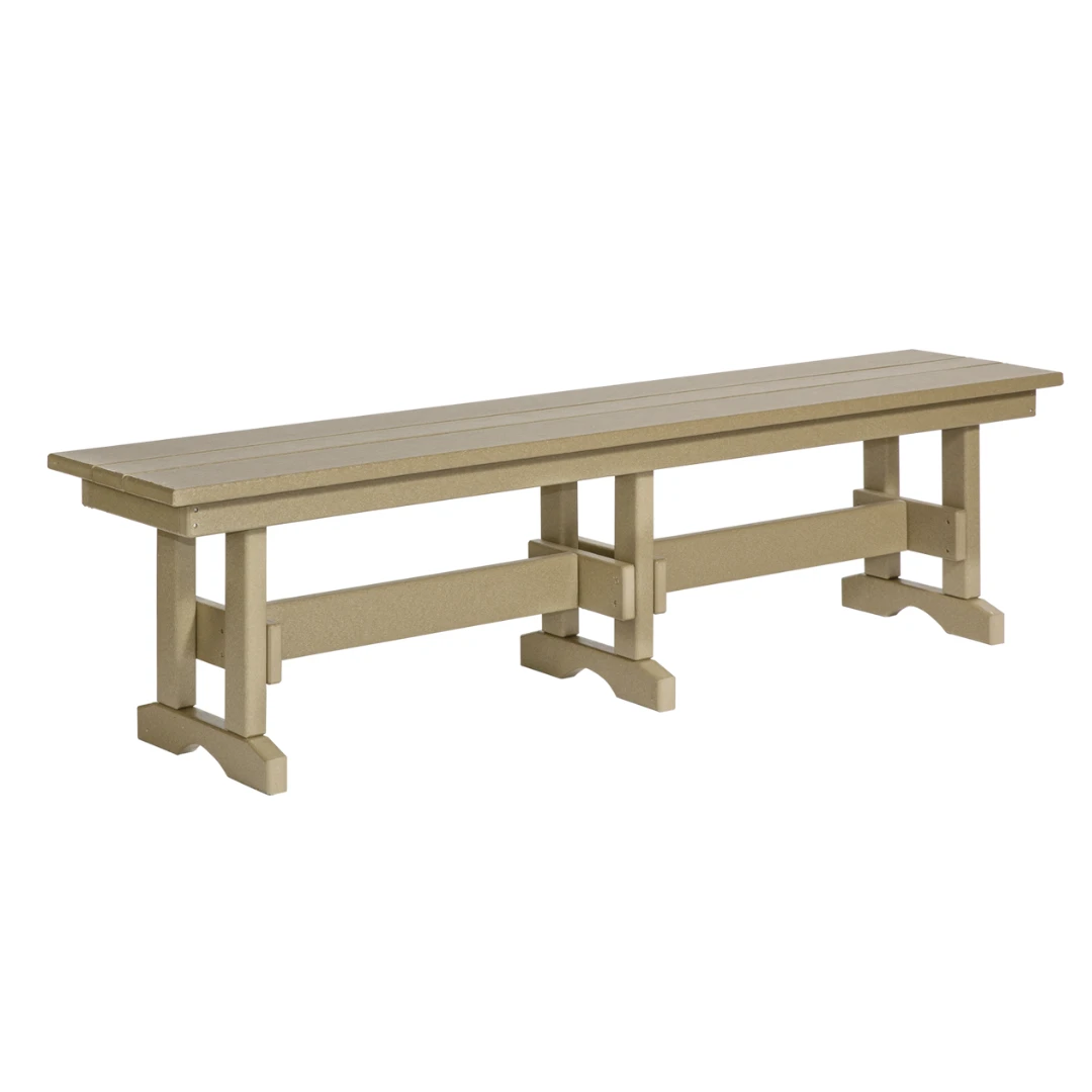 166 Poly 6′ Dining Bench 1 166 Poly 6′ Dining Bench