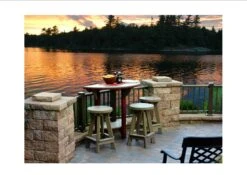 173B/C Poly Barstool -Wilmington 173W