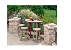 173B/C Poly Barstool -Wilmington 173W2