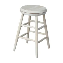 S-824SW 24″ Tall Scoop Seat Swivel Counter Stool
