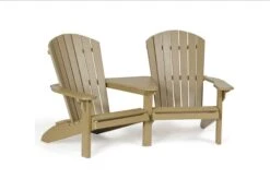 202 Poly Fanback Settee