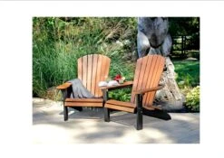 202 Poly Fanback Settee -Wilmington 202P2