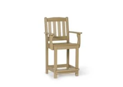 221B/C Poly English Garden Side Arm Chair -Wilmington 221C