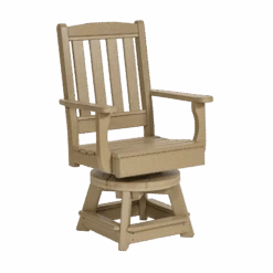 228D Poly English Garden Swivel Chair