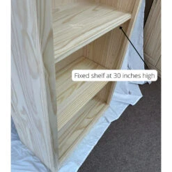 2472 Pine Bookcase 24″ X 72″ 8 2472 Pine Bookcase 24″ X 72″ -Wilmington 2472 1