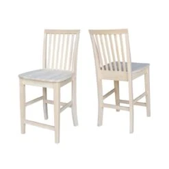 265-24 Mission Stool -Wilmington 265 24 FRONT AND BACK