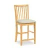 265-24-F6 Upholstered Mission Counter Stool