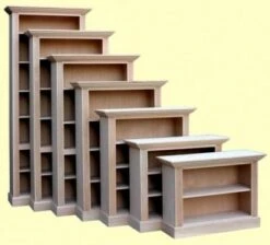 10-RR3648EMB Oak 36 X 48 Embassy Bookcase