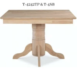 T-4242TP 42 X 42 Square Table -Wilmington 3 3