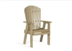 321D Poly Fanback Bistro Dining Chair