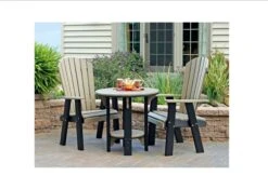 321D Poly Fanback Bistro Dining Chair -Wilmington 321Da