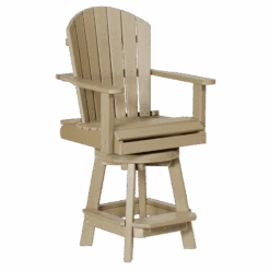 328B/C Poly Fanback Balcony Swivel Chair