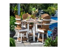 328B/C Poly Fanback Balcony Swivel Chair -Wilmington 328C 2