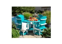 328D Poly Fanback Bistro Swivel Chair -Wilmington 328D 742D