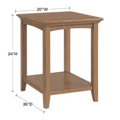 3498 McKenzie Side Table 20 3498 McKenzie Side Table -Wilmington 3498PEC d