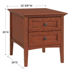 3501 McKenzie End Table -Wilmington 3501GAC d 1