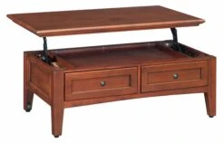 3505 McKenzie Lift Top Coffee Table -Wilmington 3505GAC open