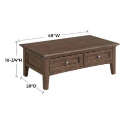 3505 McKenzie Lift Top Coffee Table -Wilmington 3505JAV d