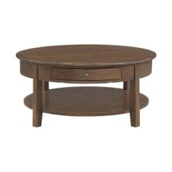 3512 McKenzie Round Cocktail Table -Wilmington 3512JAV front