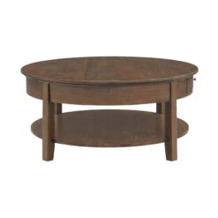 3512 McKenzie Round Cocktail Table -Wilmington 3512JAV side