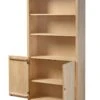 3672D Pine Bookcase 36″ X 72″ With Doors