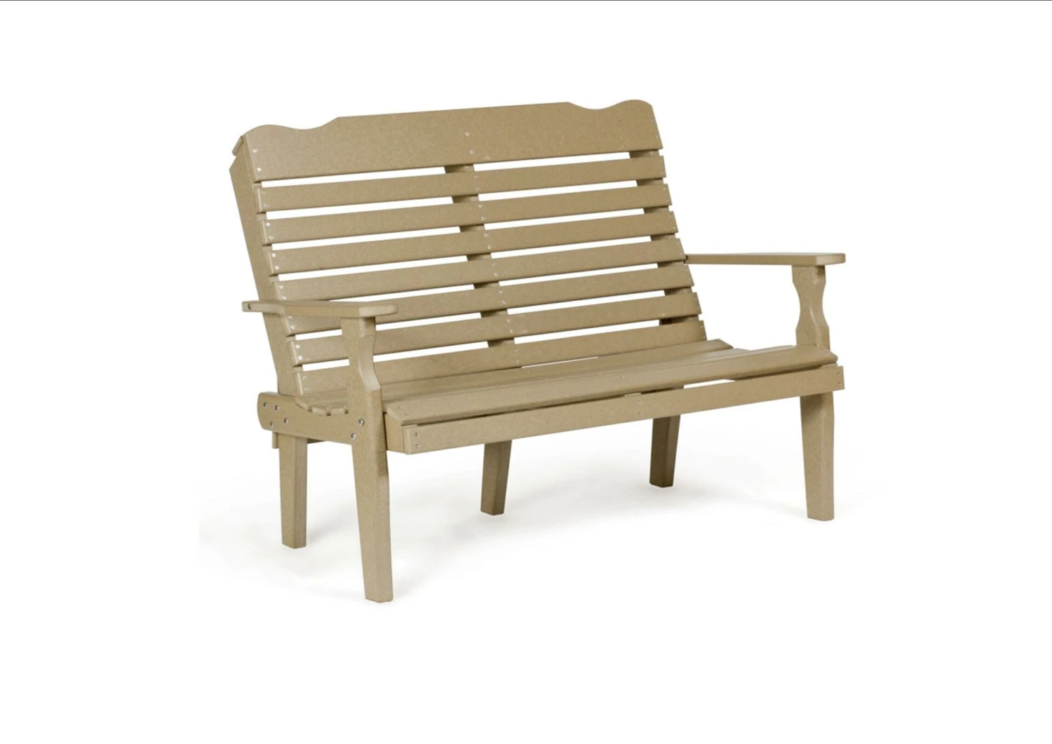 426 Poly 4′ Curve Back Bench 1 426 Poly 4′ Curve Back Bench