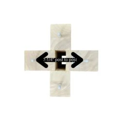 T-4866XB Verona Kitchen Table Base -Wilmington 4866 post