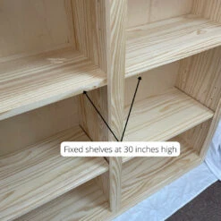 4872 Pine Bookcase 48″ X 72″ -Wilmington 4872 2 1