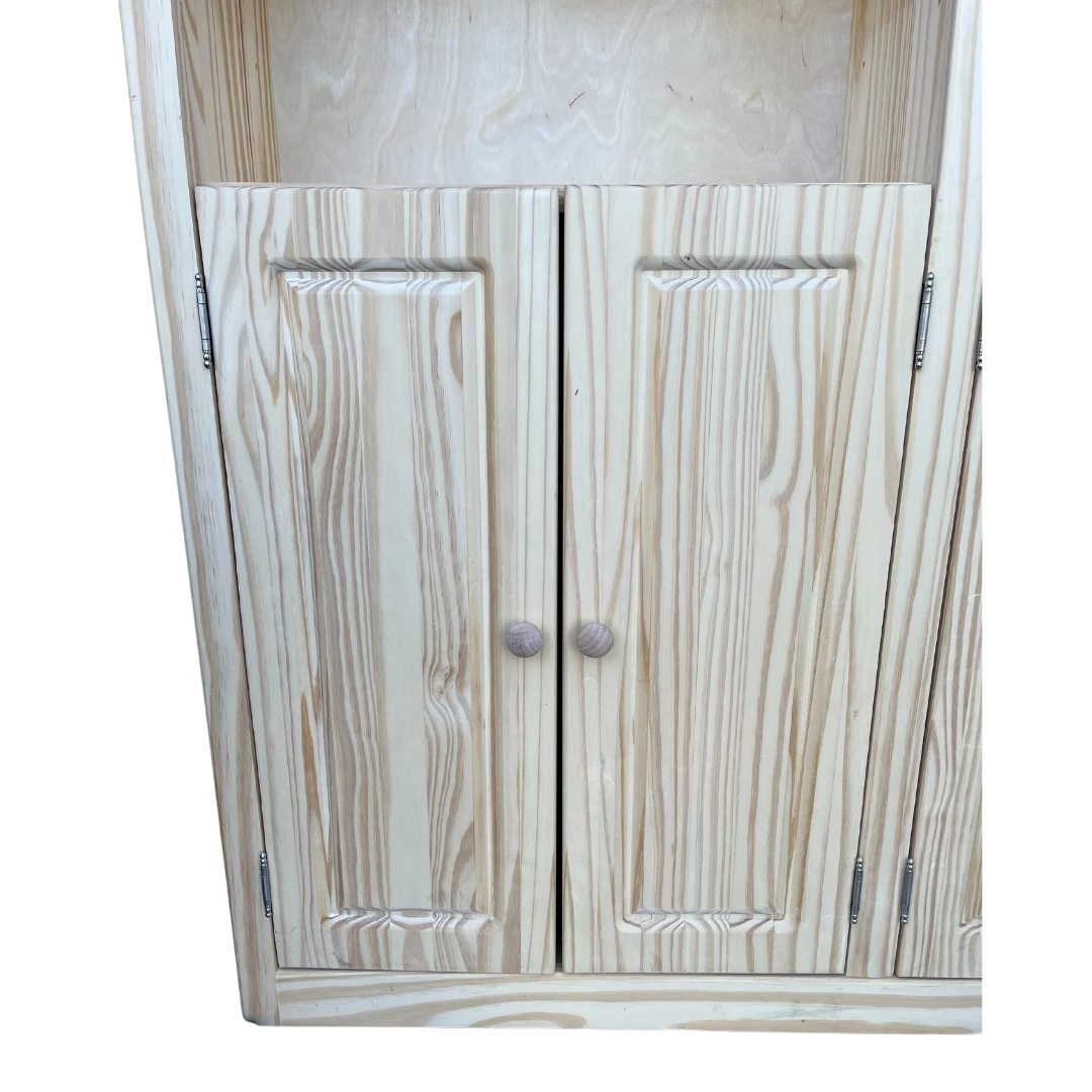 4884D Pine Bookcase 48″ X 84″ With Doors 3 4884D Pine Bookcase 48″ X 84″ With Doors - Image 3