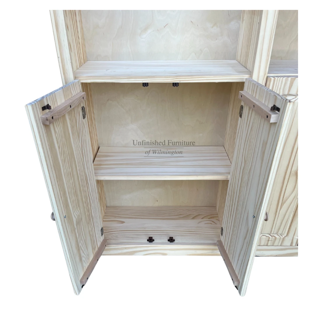4884D Pine Bookcase 48″ X 84″ With Doors 2 4884D Pine Bookcase 48″ X 84″ With Doors - Image 2