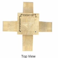 T-14B-30 Banks Pedestal Table Base -Wilmington 5 14 bolt to bolt