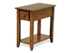 6014 Shaker Alder Chairside Table -Wilmington 6014xg w b