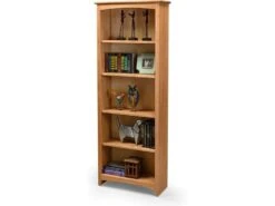 62460 24″ X 60″ Alder Shaker Bookcase