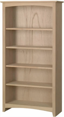 63072 30″x 72″ Alder Shaker Bookcase 4 63072 30″x 72″ Alder Shaker Bookcase - Image 4