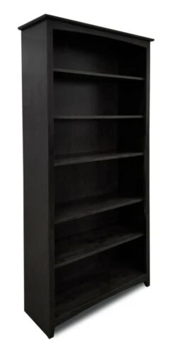 63084 30″x 84″ Alder Shaker Bookcase -Wilmington 63084BK